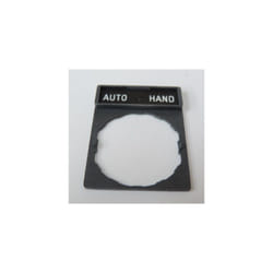 Schneider Electric - Porte étiquette noir rouge ø 22mm + étiquette pour commande & signalisation Harmony XB4 XB5 Schneider