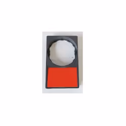 Harmony XB4 XB5 - porte-étiquette + étiquette vierge - pour unités de commande & signalisation à tête ronde Ø 22 mm - 30 x 50 ...