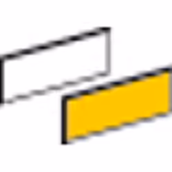 schneider harmony zby0102 - etiquette 8 x 27 mm - fond blanc / jaune - sans marquage caractéristiques supplémentaires : etiqu ...
