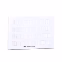 Schneider Electric ZBY4100, Blanc, Rectangle, KTL ZBZ32 ZBZ34 Harmony XB4 Harmony XB5, 8 mm, 2,7 cm, 43 g