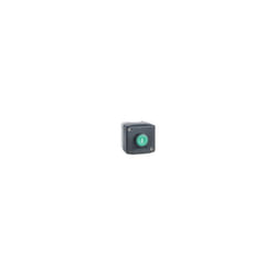 Schneider Electric - Harmony xal - boite 1 bouton poussoir affleurant vert Ø22 marquage 'i' - 1F+1O - XALD102E