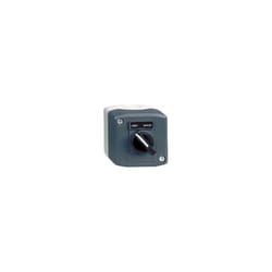 Schneider Electric - Harmony boite - 1 bouton tournant Ø22 à manette - 1F - XALD132