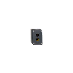 Schneider Electric - Harmony boite - 3 trous - couvercle gris foncé - fond gris clair - XALD03