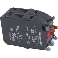 Schneider Electric - Zbe204 Schneider - Bloc Contact Double - 2o - Raccordement Vis-étrier - Harmony