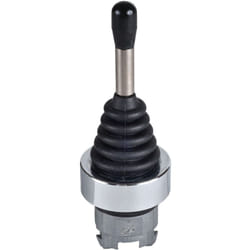 Schneider Electric - Harmony contrôleur joystick 2 directions diam. 22 fixe lunette encadrement chromée schneider ZD4PA12