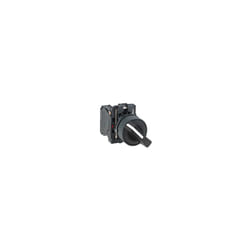 Schneider Electric - Harmony bouton tournant noir Ø22 - à manette - 2 positions - 1O+1F - XB5AD25