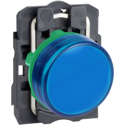 Harmony voyant rond Ø22 - IP66 - bleu - LED intégrée - 240 V - XB5AVM6