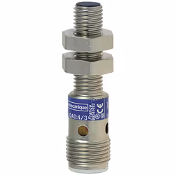 Capteur inductif Telemecanique 3 fils - Portée Sn=2,5mm Ce détecteur inductif cylindrique en boitier inox est issu de la gamm ...