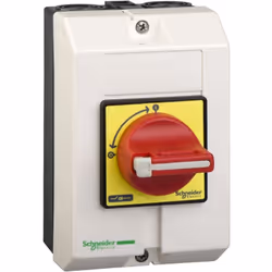 Interrupteur sectionneur 3P 25A en coffret Ce coffret interrupteur sectionneur TeSys Vario VCF de chez Schneider Electric per ...