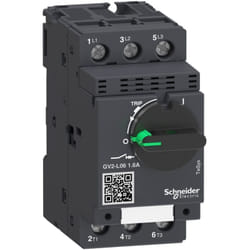 Schneider Electric - Disjoncteur moteur GV2L 1,6 a 3P 3d déclencheur magnétique - GV2L06