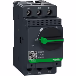 Disjoncteur magnétique GV2L 10A - TeSys Schneider GV2L14 Une gamme phare de chez Schneider Electric, anciennement Télémécaniq ...