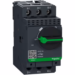 Disjoncteur magnétique GV2L 14A - TeSys Schneider GV2L16 Une gamme phare de chez Schneider Electric, anciennement Télémécaniq ...