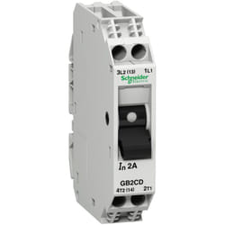 Schneider Electric - Disjoncteur pour circuit de contrôle GB2CD 6 a 1P plus n 1d - GB2CD12