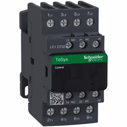 Description générale Le contacteur TeSys D LC1DT32P7 de Schneider Electric est un contacteur de puissance fiable, conçu pour  ...