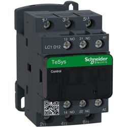 Schneider Electric - Lc1d12f7 Schneider - Contacteur Tripolaire - 3no - 12a - Bobine 110vca - Vis étrier - Tesys Lc1d12