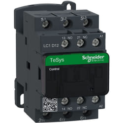 Schneider Electric - Lc1d12g7 Schneider - Contacteur Moteur Triphasé - 3no - 12a - Bobine 120vca - Vis étrier - Tesys Lc1d12