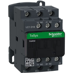 TeSys LC1D contacteur 3 Pôles AC-3 440V 18A bobine 230Vca SCHNEIDER LC1D18P7