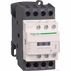 TeSys - contacteur D - 3P - 3F - contacts auxiliaires 1F+1O - bobine 48VCC - avec antiparasite - AC-1 AC-3 AC-4 - 12A (