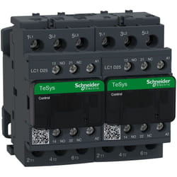 Schneider Electric - Contacteur inverseur TeSys LC2-D - 3P - AC-3 440V 25 a - bobine 48 v ca - LC2D25E7