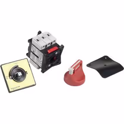 Schneider Electric VCF01, Commutateur rotatif, 3P, Noir, Rouge, 60 mm, 74 mm, 250 g