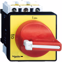 Interrupteur sectionneur 32A fixation à vis sur porte Cet interrupteur sectionneur Schneider Electric permet la coupure en ch ...