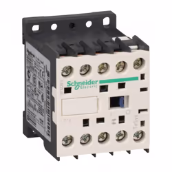 TeSys K - Contacteur 3 pôles, AC3-6A, contact d'ambiance NO, bobine 12V DC, bornes à vis LP1K0610JD