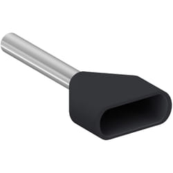 Schneider Electric - embout de cablage - double - 1.5 mm2 - noir az5de015