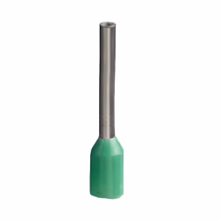 Schneider Electric DZ5CE062, Embouts de fil, Droit, Vert, Cuivre, Plastique, 6 mm², REACh, RoHS
