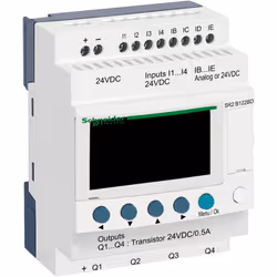 Relais Zelio Compact 12 entrées sorties - Alimentation 24Vcc Le relais intelligent SR2B122BD de Schneider Electric est un con ...