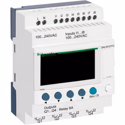 Relais Zelio Compact 12 entrées sorties - Alimentation 100 à 240Vac Le relais intelligent SR2B121FU de Schneider Electric est ...