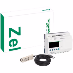 Zelio Logic relais intelligent compact pack découverte 12 E/S 24Vcc SCHNEIDER SR2PACKBD Zelio Logic relais intelligent compac ...