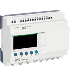 Schneider Electric - Sr2b201b Schneider - Automate Relais Intelligent Compact Zelio Logic - 20 e s - 24 Vca - Horloge + Afficheur