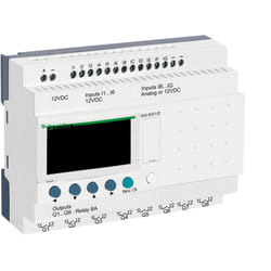 Schneider Electric - Sr2b201jd Schneider - Automate Zelio Logic - Relais Intelligent 20 E/s 12vcc - Horloge + Afficheur