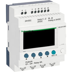 Schneider Electric - Sr3b101bd Schneider - Automate Zelio Logic - Relais Intelligent 10 E/s Extensibles - 24vcc - Horloge + Afficheur