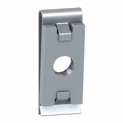Écrou clip M6 en acier galvanisé Schneider Electric, lot de 100, pour châssis PanelSeT