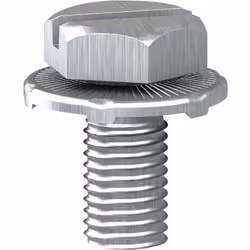 vis avec rondelle - tête h fendue - 6 x 12 mm - thalassa - boite de 100 - schneider electric af1va612