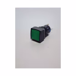 Bouton poussoir lumineux vert carré Ø 16mm monobloc à impulsion 24V SCHNEIDER ELECTRIC XB6ECW3B1P Tarif année : 2012 SCHXB6EC ...
