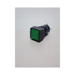 Schneider Electric - Bouton poussoir lumineux vert carré ø 16mm monobloc à impulsion 24V XB6ECW3B1P