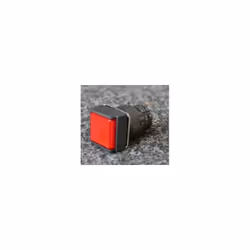 Bouton poussoir lumineux 1OF 24V rouge à impulsion affleurant Ø 16mm Harmony XB6 Schneider XB6ECW4B1P Harmony XB6 - bouton-po ...
