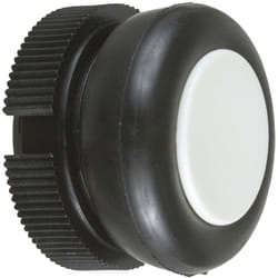 Tête de bouton poussoir capuchonné blanc Schneider Harmony