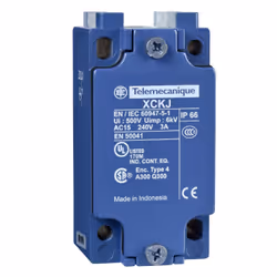 Schneider Electric ZCKJ1, Bleu, XCKJ, IP66, -25 - 70 °C, -40 - 70 °C