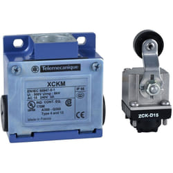 Schneider Electric - Xckm115 Schneider - Interrupteur Fin De Course - Levier Galet Plastique - 1no+1nf - Brusque - 3 Pg11