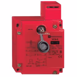 Schneider Electric XCSE7312, Métal, IP67, Rouge, EN 1088/ISO 14119 EN/IEC 60204-1 EN/IEC 60947-5-1 EN/ISO 12100 UL 508 CSA C2 ...