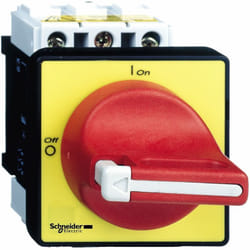 Interrupteursectionneur VCD 3P 690 V 32 A poignée rouge cadenassable - VCD1