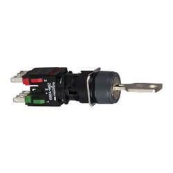 Schneider Electric XB6AGC5B interrupteur à clé Noir 1 pièce(s)