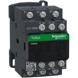 Schneider Electric - Lc1d096f7 Schneider - Contacteur Tripolaire - 3no - 9a - Bobine 110vca - Cosse - Tesys Lc1d09