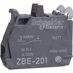 Informations techniques Contenu: 1 pc(s) Type de produit: Bloc de contacts auxiliaires Commutateur auxiliaire Schneider Elect ...