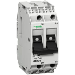 Gb2db12 Tesys Gb2-db - Disjoncteur Schneider Pour Circuit De Contrôle Moteur - 6a - 2p - 2d