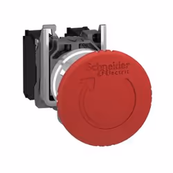 Schneider Electric XB4BS8445, Bouton-poussoir, Rouge, IP69K, LROS CSA GL DNV BV UL RINA, 600 V, 40 mm