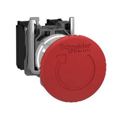 Schneider Electric XB4BS8445 commutateur électrique Bouton-poussoir Rouge